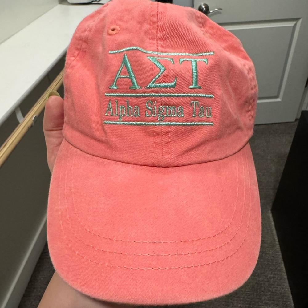 Alpha Sigma Tau Coral Cap